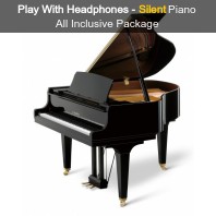 Kawai GL10 ATX 4 Ebony Polished Digital Grand Piano All Inclusive Package